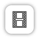 Icon to represent post-production, a comprehensive video and motion graphic service offered by The Learning Network.